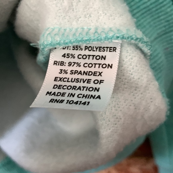 Walter Hagan Turquoise Quarter Zip Pullover - Picture 5 of 6